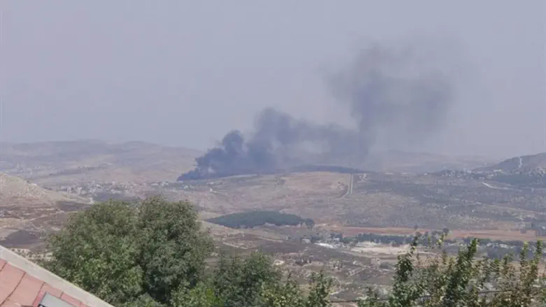 Burning illegal waste