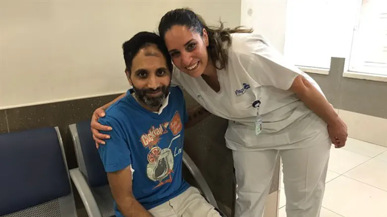Niv Nehemia in hospital