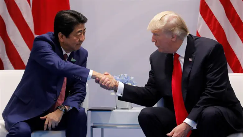 Shinzo Abe and Donald Trump