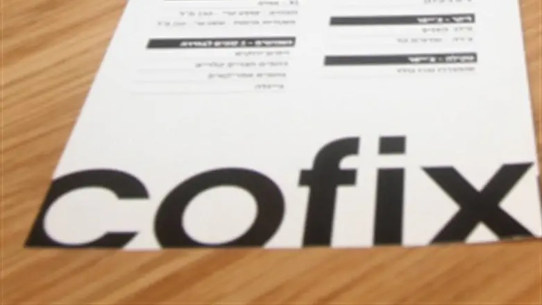 Cofix menu (illustrative)