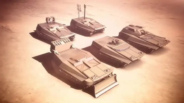 'Carmel,' the armoved vehicle of the future