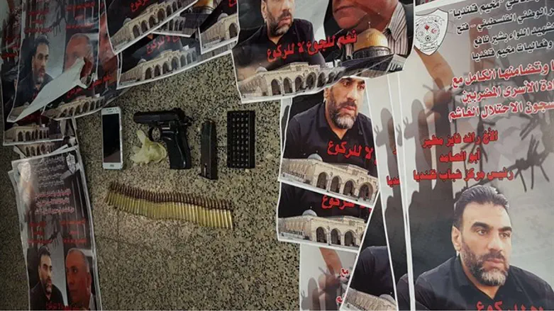 Конфискованное оружие и подстрекательские материалы