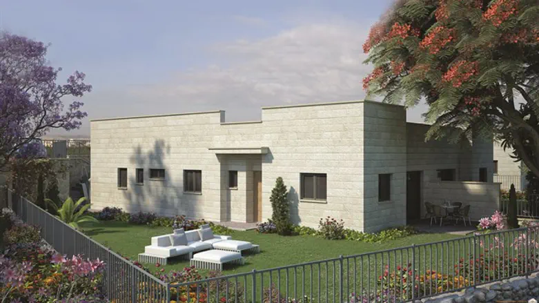 הדמיית הבתים באבני חפץ