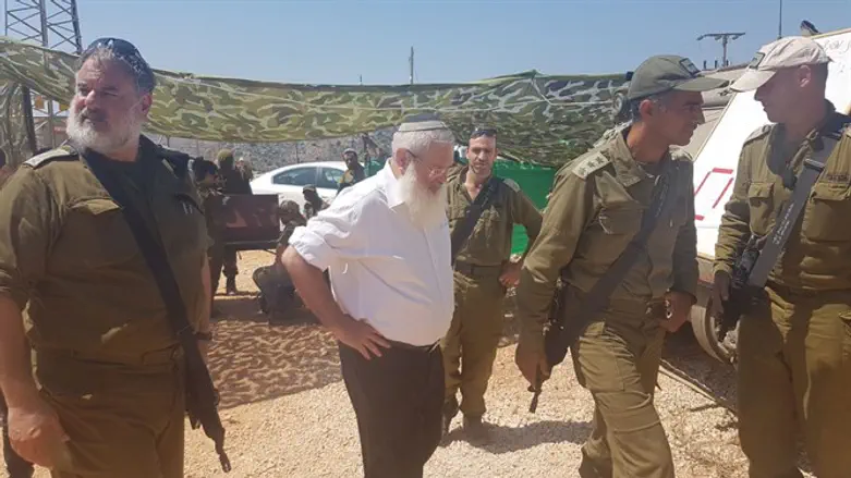 בן דהן בתרגיל "אור הדגן"