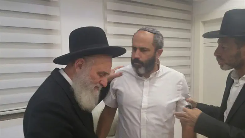 הרב אלבז וקינג. אתמול