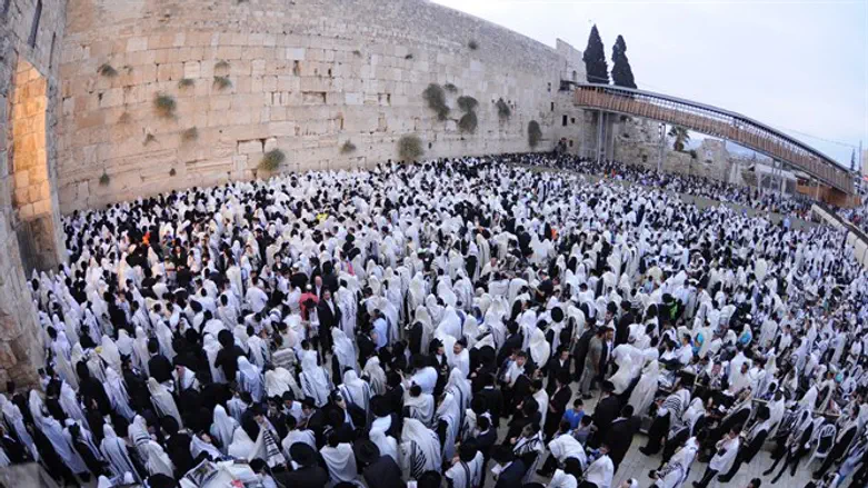 תפילת ההמונים בכותל