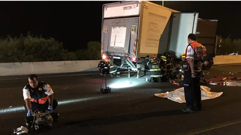 На месте смертельного ДТП на шоссе №4