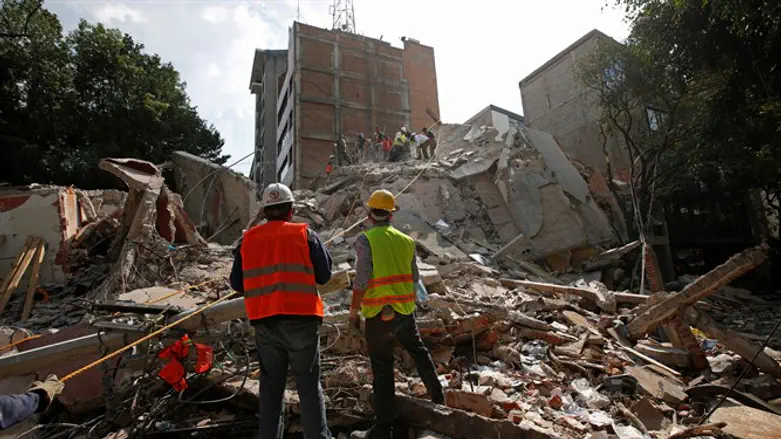 ממראות ההרס בעקבות הרעש במקסיקו