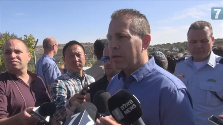 Gilad Erdan at Har Adar