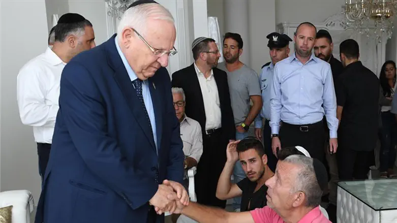 Президент Израиля у отца Ор Ариша (ז"ל)