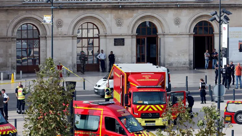 Scene of Marseille attack
