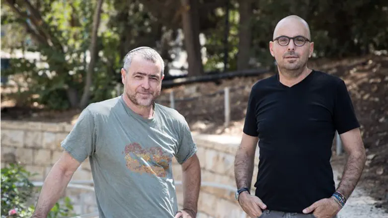 "אלדד הוא אחד השמאלנים היחידים שאפשר לדבר איתם". אלדד יניב (מימין) ושמעון ריקלין