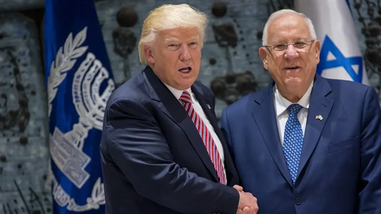 Presidents Trump and Rivlin