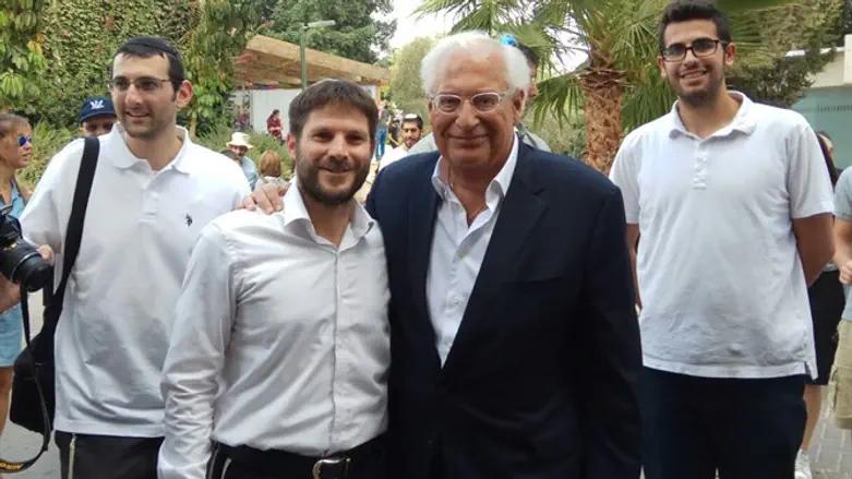 פרידמן וסמוטריץ' בישיבת שדרות