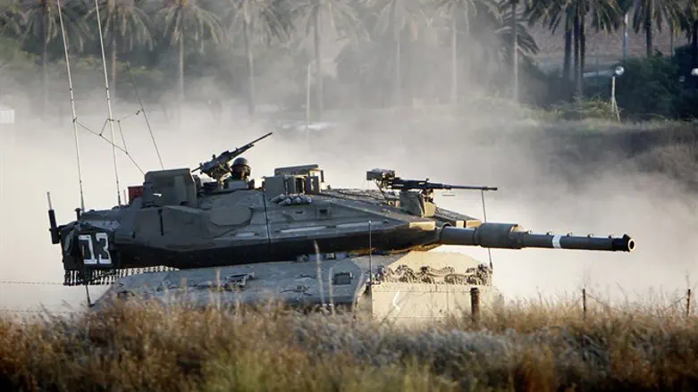 Израильский танк. Иллюстрация