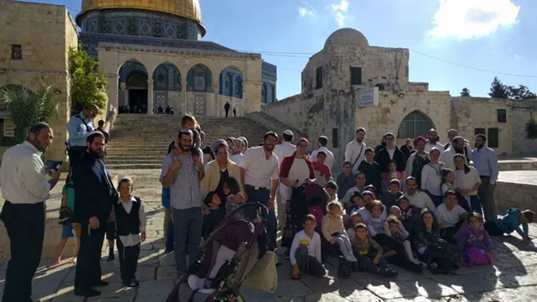 תושבי הר ברכה בהר הבית