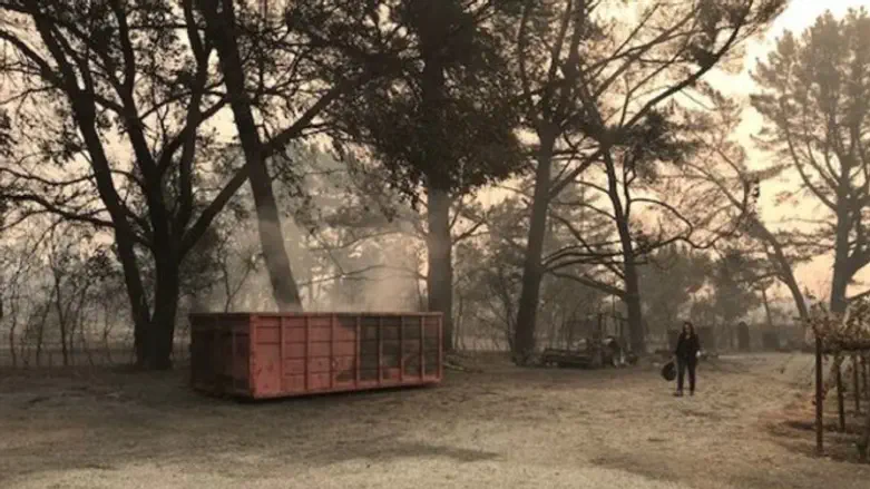 Hagafen Cellars after the fire