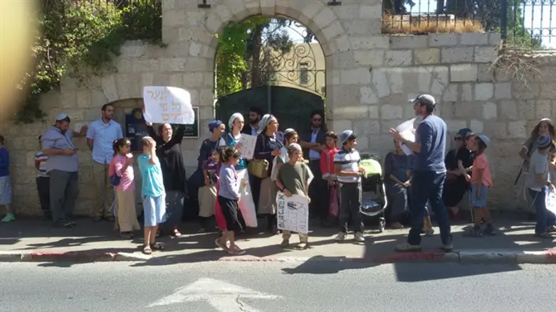 המפגינים היום בירושלים