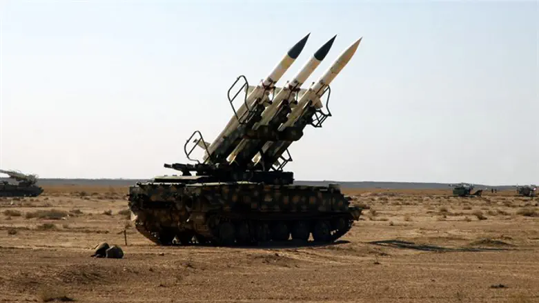 Syrian anti-aircraft battery (archive)