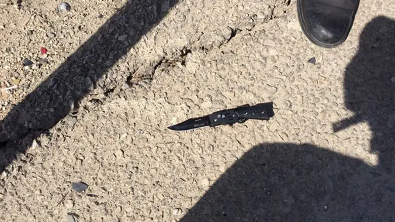 The terrorist's knife