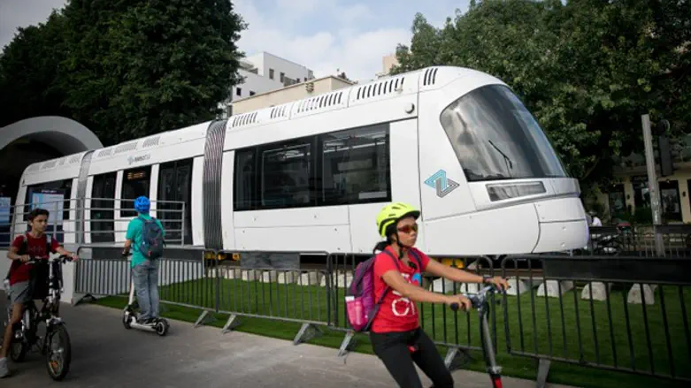 A model of the new Tel Aviv Light Rail