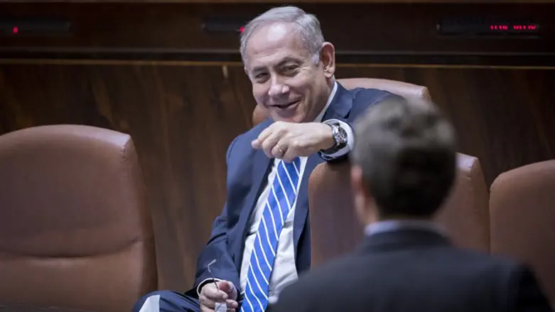 Нетаньяху в Кнессете