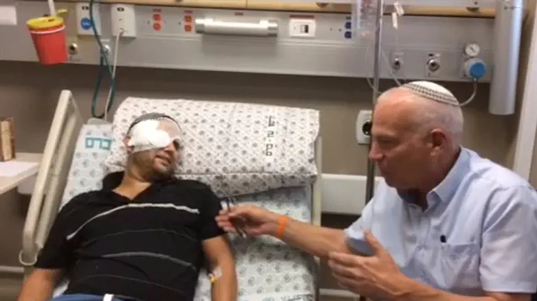 השר אריאל במפגש עם שוקי גלבוע