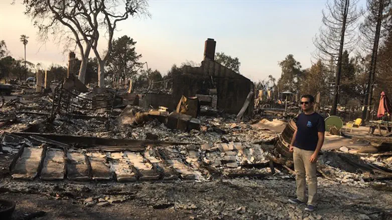 Yotam Polizer, co-CEO of IsraAID, in Santa Rosa, Calif.