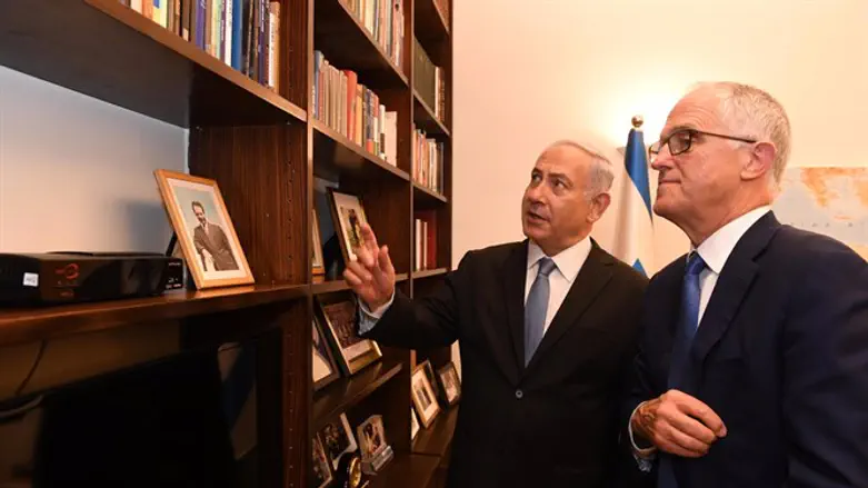 ראש ממשלת אוסטרליה עם ראש הממשלה נתניהו