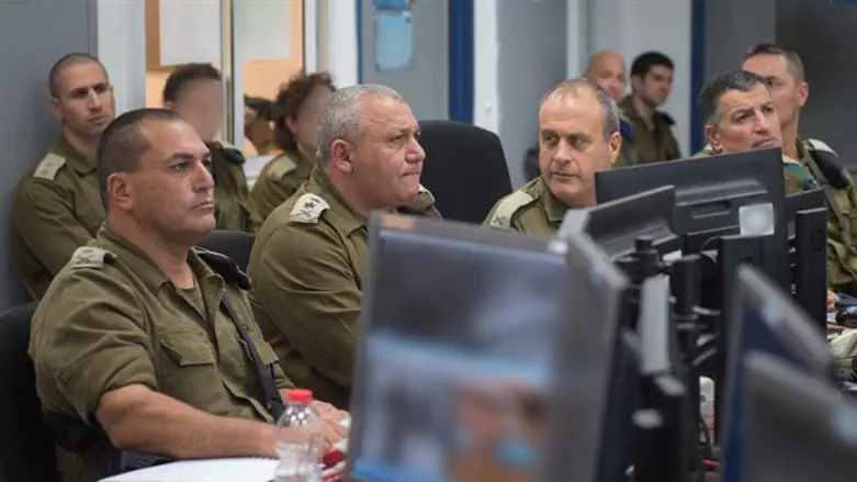 הרמטכ"ל בהערכת מצב באוגדת עזה