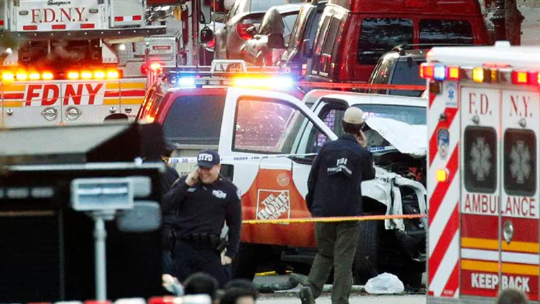 Scene of Manhattan attack