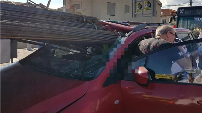 Scene of Wednesday morning's accident