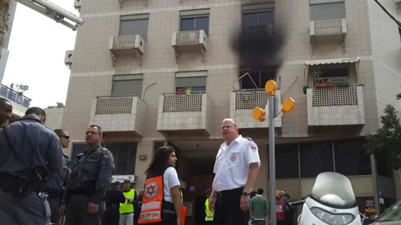 פיצוץ בלון הגז בתל אביב