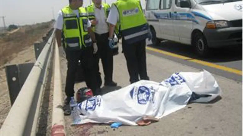 התאונה אתמול בכביש 4