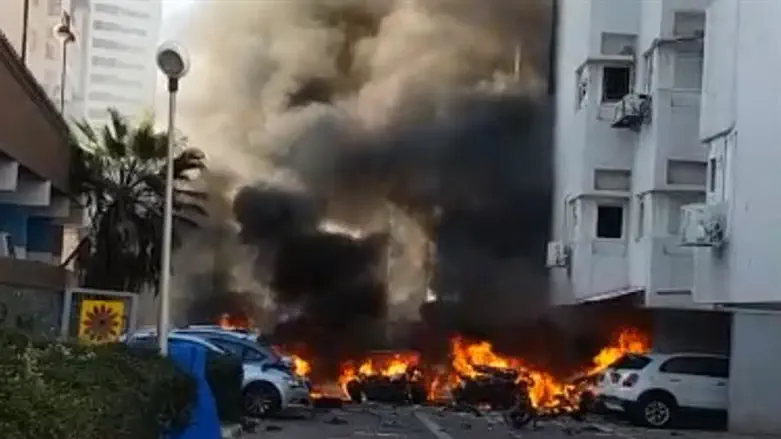 Подрыв автомобиля в Ашдоде