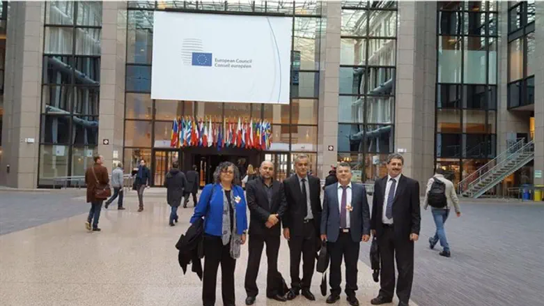 מתגאים בפעילות פוליטית חסרת תקדים. משלחת הח"כים הערבים לאיחוד האירופי