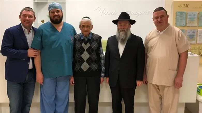 The man who was circumcised and the clinic staff