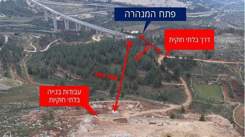 העבודות שנעצרו על ידי בג''ץ