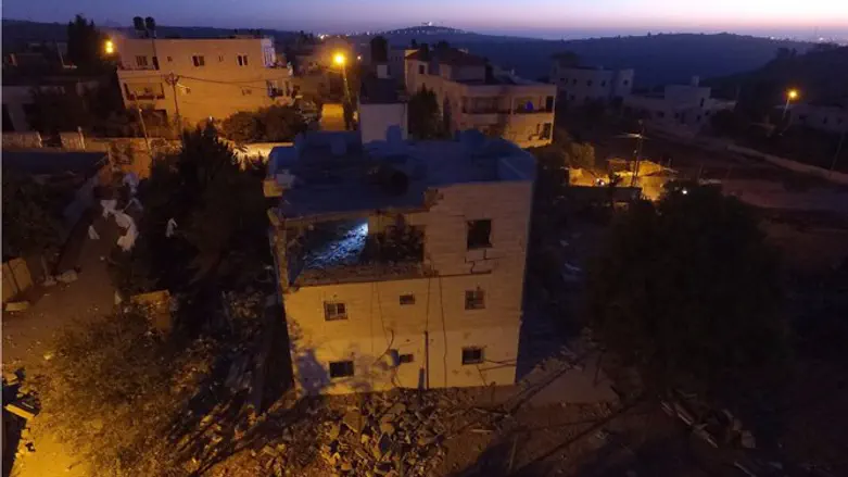 Destruction of terorrist's house