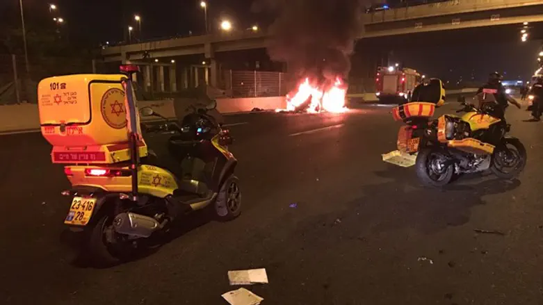 На месте криминального теракта