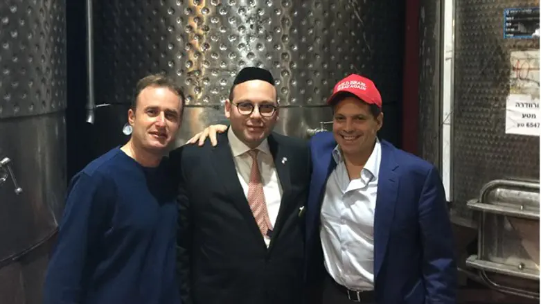 Anthony Scaramucci at Psagot Winery