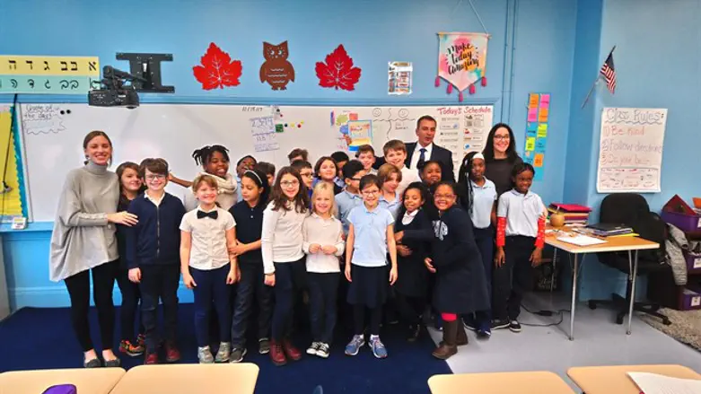 Students in Harlem's Hebrew Charter School