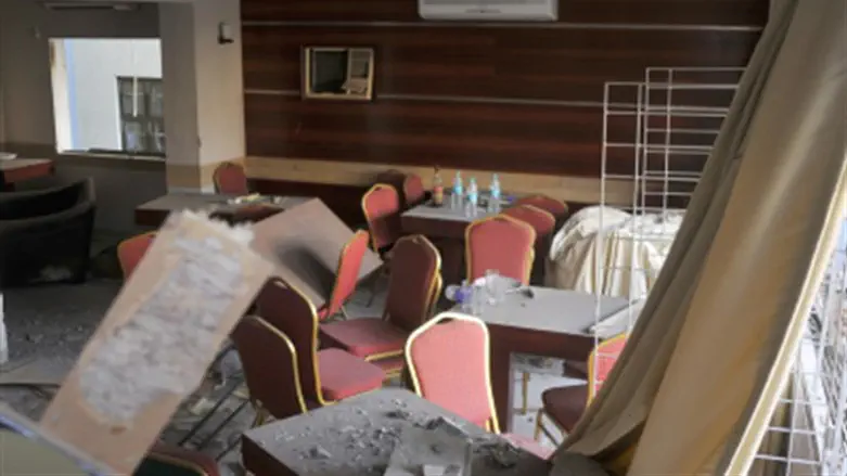 זירת הפיגוע במומבאי בו נרצחו גבי ורבקי הולצברג