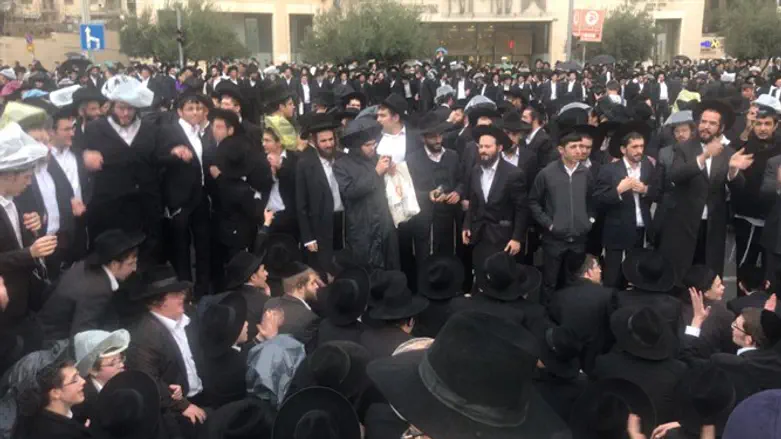 Акция протеста харедим