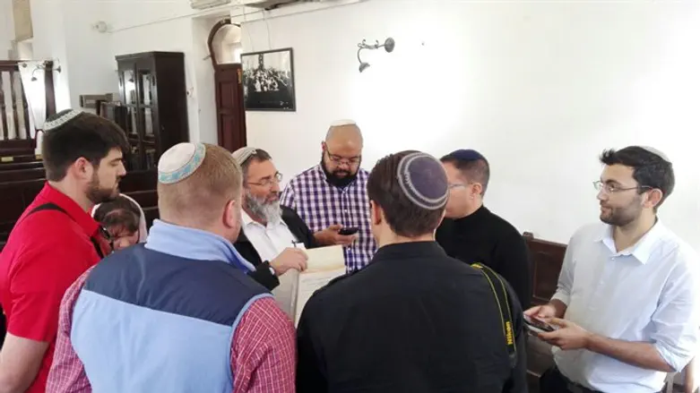 המשלחת בבית הרב