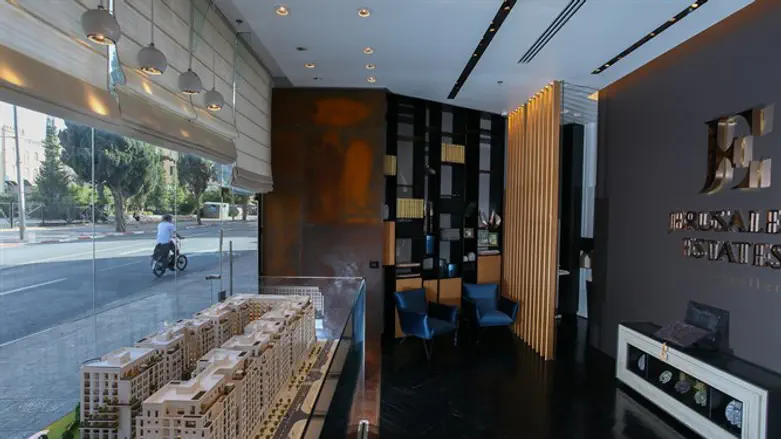 משרד המכירות של פרויקט ג'רוזלם אסטייטס