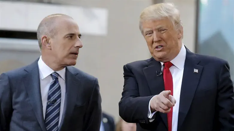 מט לאואר עם דונלד טראמפ