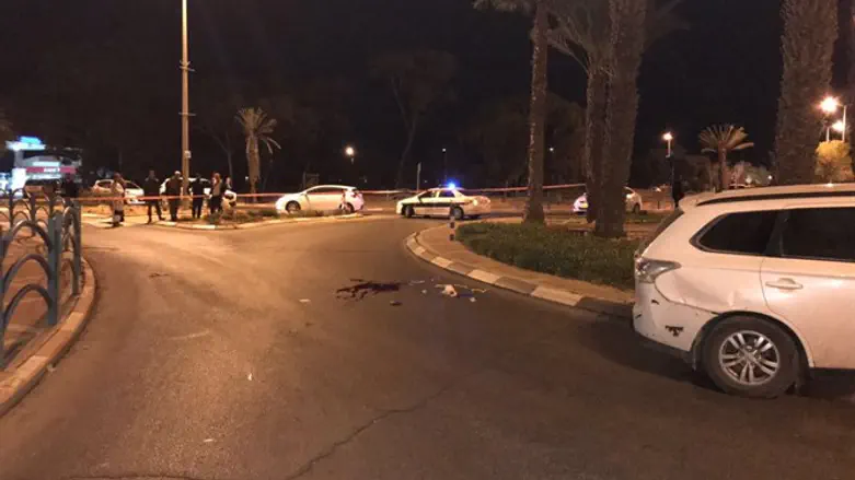 Место теракта в Араде