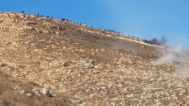 "Каменная атака" у деревни Кусра