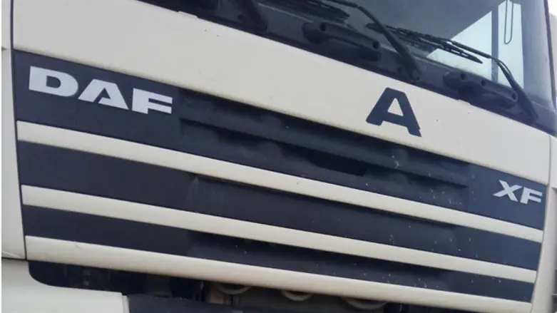 המשאית שנגנבה והוחזרה